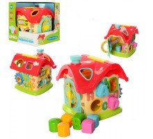 Іграшка для малюка Чудо Будиночок Логіка, сортер, рахунки, годинник (0001)