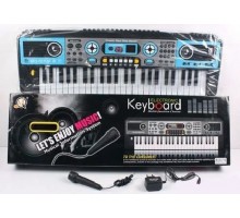 Піаніно синтезатор з мікрофоном, 49 клавіш, LED дисплей MQ-017 UF 