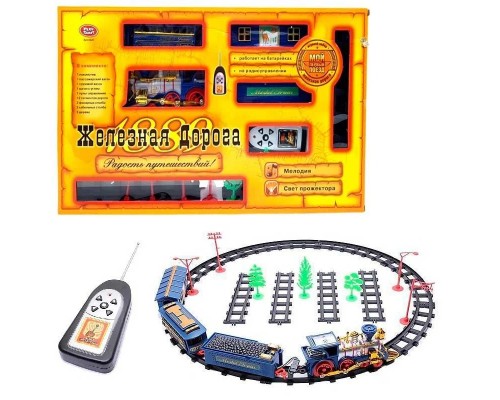 Детская Железная дорога на Радиоуправлении Музыка (укр), свет, 24 детали (0620/40351)