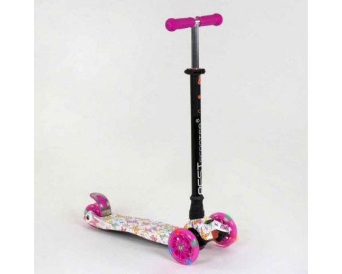 Триколісний Самокат Best Scooter Рожевий (1336
