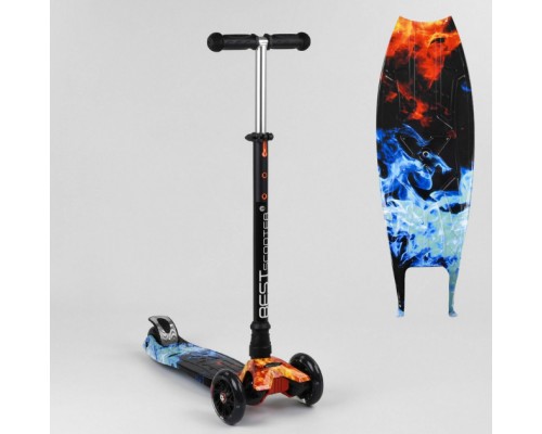 Трехколесный Самокат Best Scooter колеса PU, Светятся (1517)