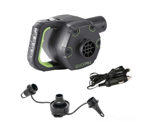 Насос электрический 66642 Intex Аккумуляторный QUICK-FILLTM BATTERY PUMP заряжаемый от сети и прикуривателя.
