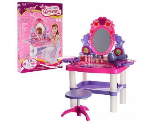 Дитяче ігрове Трюмо зі стільчиком 0395 Салон краси Аксесуари, фен, Звук, світло