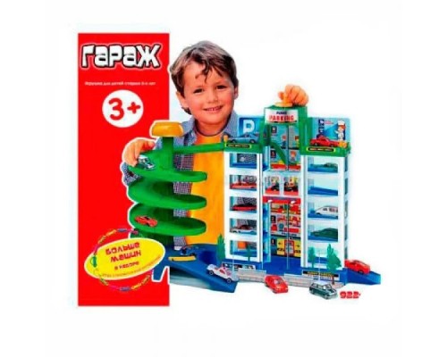 Парковка гараж 922 Крутой паркинг 6 этажей 4 машинки