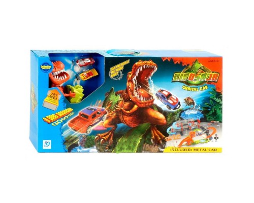Трек 8899-93 Динозавр поймай тачку, машинки 2шт,