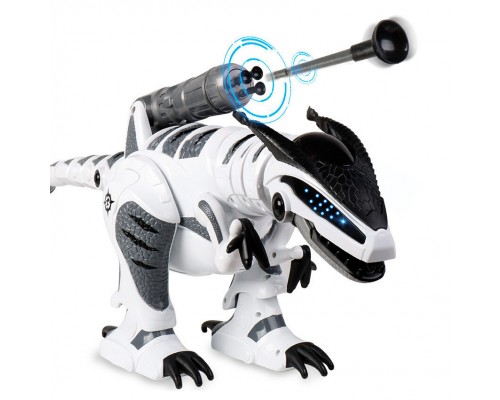 Интерактивный Динозавр на Радиоуправлении 66 см сенсоры, ходит, стреляет