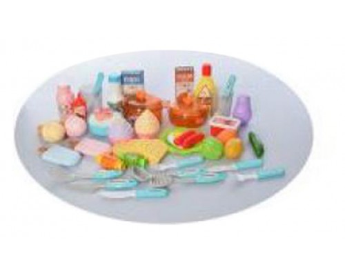 Игрушечная кухня с водой, Продукты меняют цвет, 37 предметов WD-R34