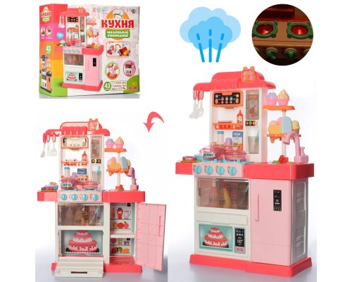 Игрушечная кухня с водой и Паром, Продукты меняют цвет, 43 предмета WD-P35