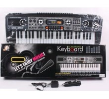 Піаніно синтезатор з мікрофоном, 49 клавіш, LED дисплей MQ 4917
