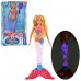 Лялька Русалка М +1629 (тип барбі) світиться хвіст, гребінець