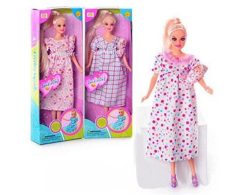 Кукла Defa Lucy 6001 беременная Съемный животик, малыш