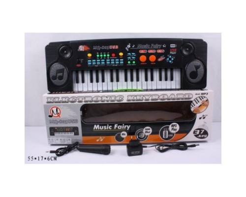 Детский синтезатор Пианино с микрофоном и USB 37 клавиш MQ-803