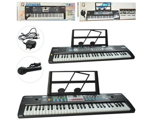 Детское пианино Синтезатор с микрофоном, 61 клавиша (MQ 6180-82)