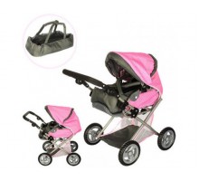 Кукольная Коляска с люлькой 65826 Демисезон 