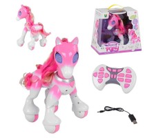 Лошадка Пони Единорог на Радиоуправлении, сенсор, Розовая (807)