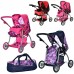 Дитяча Коляска для ляльок 9672 MELOGO з люлькою перенесенням. Регульована ручка, складаний капюшон
