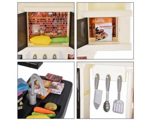 Детская Игровая Кухня с водой 84 см Коричневая 922-102