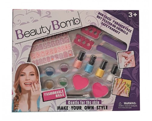 Детский набор косметика-маникюр Beauty Bomb