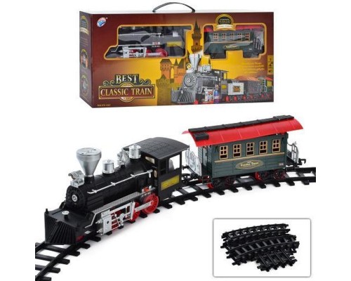 Детская Железная дорога Эра паровозов, Звук, свет, дым, длина пути 420 см (125)