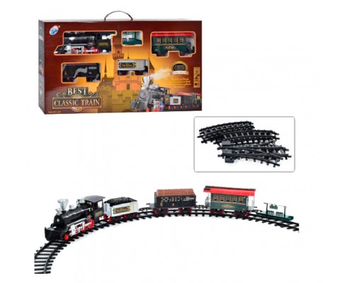 Детская Железная дорога Эра паровозов, Звук, свет, дым, длина пути 650 см (127)