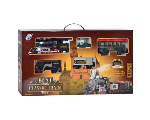 Детская Железная дорога Эра паровозов, Звук, свет, дым, длина пути 650 см (127)