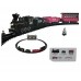 Детская железная дорога 512 см Классический поезд и вагоны Металл. Звук, свет (2113)
