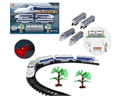 Дитяча залізниця поїзд Локомотив зі звуком та світлом (6693)