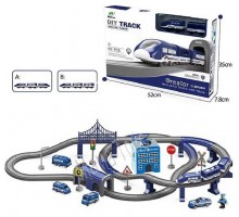 Іграшкова залізниця Трек з машинками Поліцейський поїзд 92 дет. (6882)