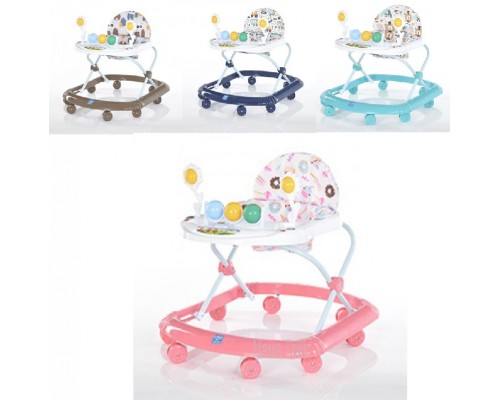 Детские музыкальные ходунки 4 цвета (5033)