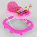Детские музыкальные ходунки JOY колеса PU, 6 цветов, звук - рус. (205)
