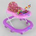 Детские музыкальные ходунки JOY колеса PU, 6 цветов, звук - рус. (205)