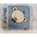 Детское полотенце с уголком 90-85 см Baby Shez Мишка крем