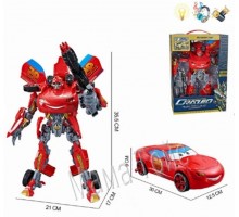 Робот трансформер Тачки Маквин 35 см, Звук, свет (8826)