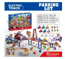 Игрушечный Паркинг трек Щенячий патруль. Звук, свет (9263-130)
