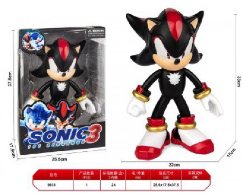 Коллекционная игрушка фигурка Sonic The Hedgehog 3 — Соник или Шедоу, 30 см (9937/8)