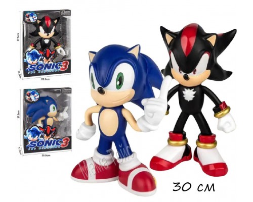 Коллекционная игрушка фигурка Sonic The Hedgehog 3 — Соник или Шедоу, 30 см (9937/8)