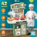 Детская кухня с водой и паром 62 см. Звук, свет, 42 предмета (16861)