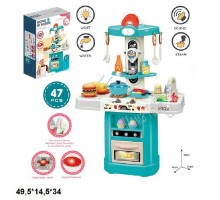 Детская игровая кухня с водой и паром 47 предметов (16888)