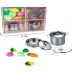 Игрушечная металлическая посуда с продуктами на липучке (2018-3)