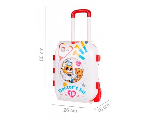 Игровой набор Маленький доктор в чемодане 15 предметов (4753)