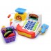 Детская Интерактивная касса Магазинчик, микрофон, калькулятор, продукты, чек (7162)