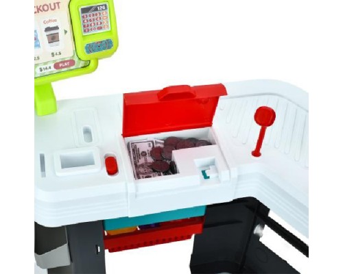 Игровой набор Супермаркет-магазин. Прилавок, продукты, касса, 81 предмет (922-202)