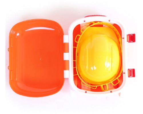 Игровой набор инструментов с каской в чемодане (5866)