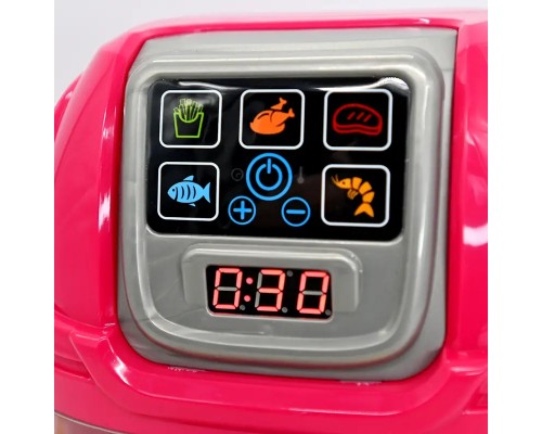 Игрушечная фритюрница с посудой и продуктами, 9 предметов (1016)