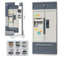 Игрушечный холодильник со звуком и светом Серый (6604)