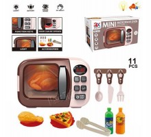 Игрушечная микроволновка с продуктами, звуком и светом (6790)