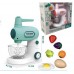 Игрушечный набор бытовой техники миксер с продуктами Kitchen 2 вида Бирюзовый и Розовый