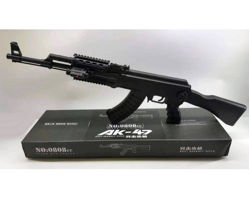 Игрушечный автомат АК 47 на пульках 88 см (0808)