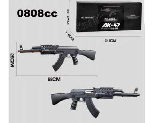 Игрушечный автомат АК 47 на пульках 88 см (0808)