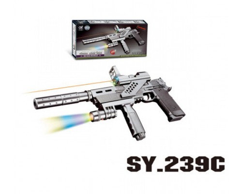 Іграшковий автомат на кульках з Лазерним прицілом та ліхтариком (239 C)